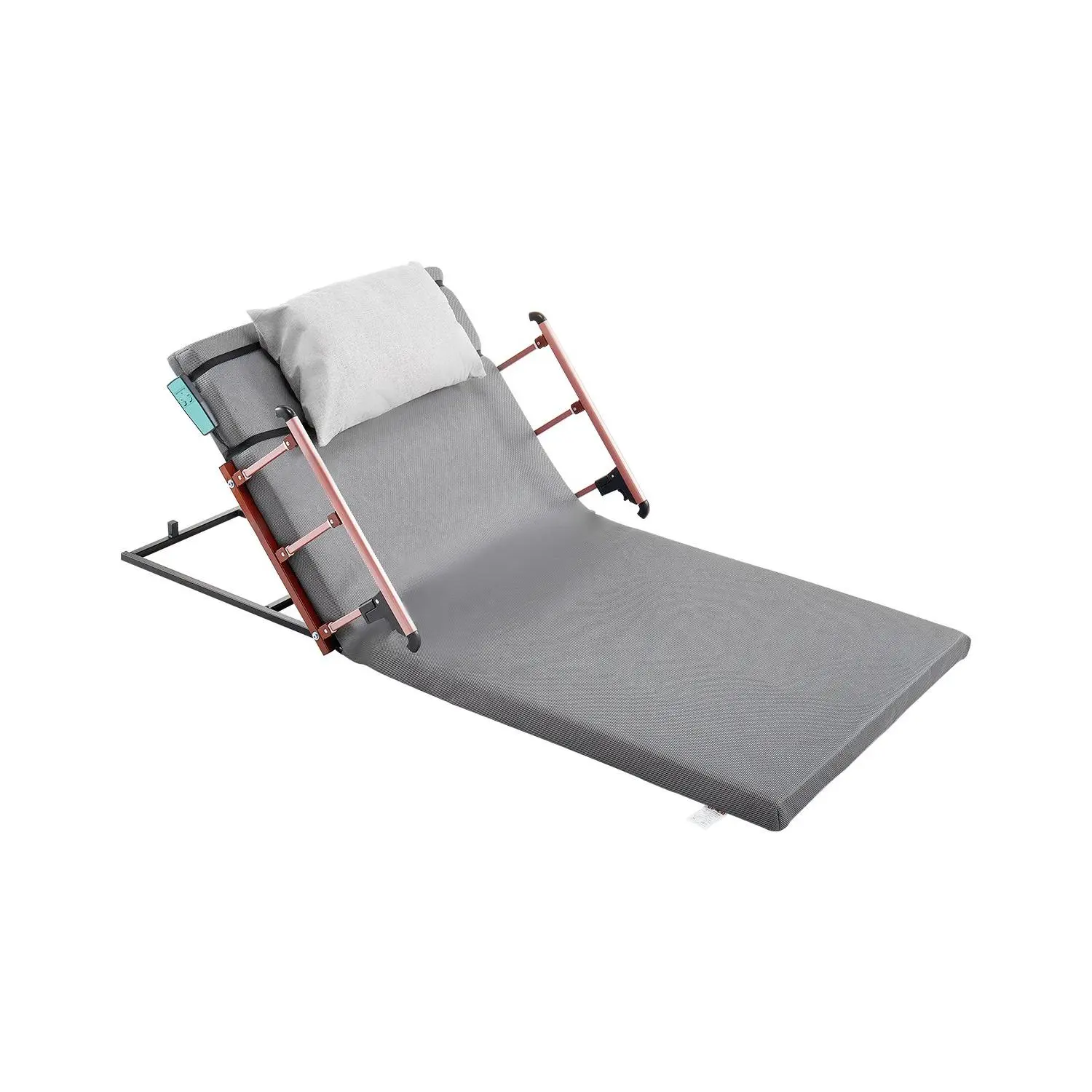 VEVOR Electric Lifting Backrest for Bed, 300 lbs Capacity, 4-68 Adjustable Lifting Bed Backrest, with Folable Guardrail Headrest, Machine Washable, Assist Pregnant Women Elderly Patient Handicap