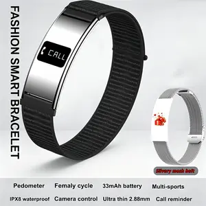 2026 New Fashion Smart Bracelet for Men And Women, Zinc Alloy Body, Ultra-Thin And High-Definition Display, Three Straps, Fitness Tracking Watch, 24-Hour Activity Tracking, Sleep Tracking, Telephone Reminder, Shake The Photo, IPX8 High-Quality