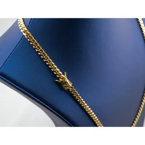 04 MM | Machine Made Miami Cuban Link | Solid Gold