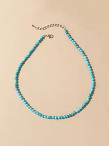 Boho Minimalism Adjustable Elastic Stretch  Design  necklace, Lightweight Summer Jewelry for Women, Perfect for Parties Vacations & Casual Attire, Charm Necklace, Beaded Necklace, Vacation Accessory, Simple Elegant Style