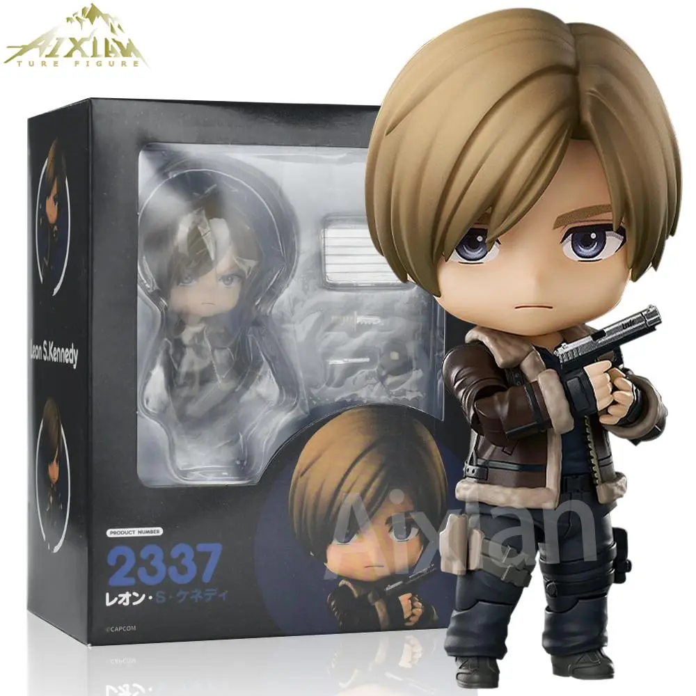 Aixlan #2337 Leon Scott Kennedy Q-Version Cute PVC Action Figure, 10cm Collectible Toy, Anime Birthday Gift, Action Figures