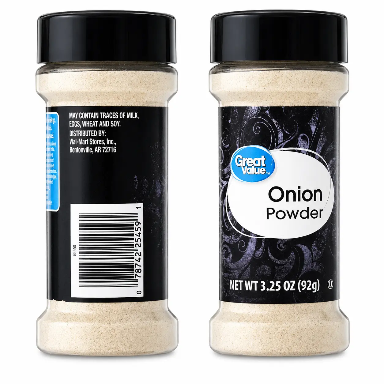 Great Value Onion Spice Powder (3-Pack, 3.25 oz Each) - Flavor-Boosting Seasoning for Adults, Bottle-Packaged for Cupboard Storage
