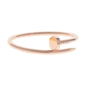 Pre-owned Cartier Juste Un Clou Bracelet Size 15