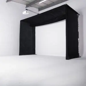 GolfBays Lux Golf Simulator Hitting Enclosure
