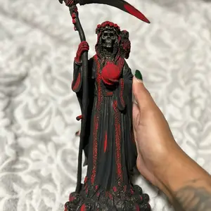 Reversible Santa Muerte Statue