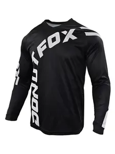 2026 men's quick drying cycling suit, road cycling suit, breathable and moisture absorbing long sleeved, V-neck design, MTB BMX off-road motorcycle DH off-road T-shirt long sleeved T-shirt suitable for cycling and outdoor activities