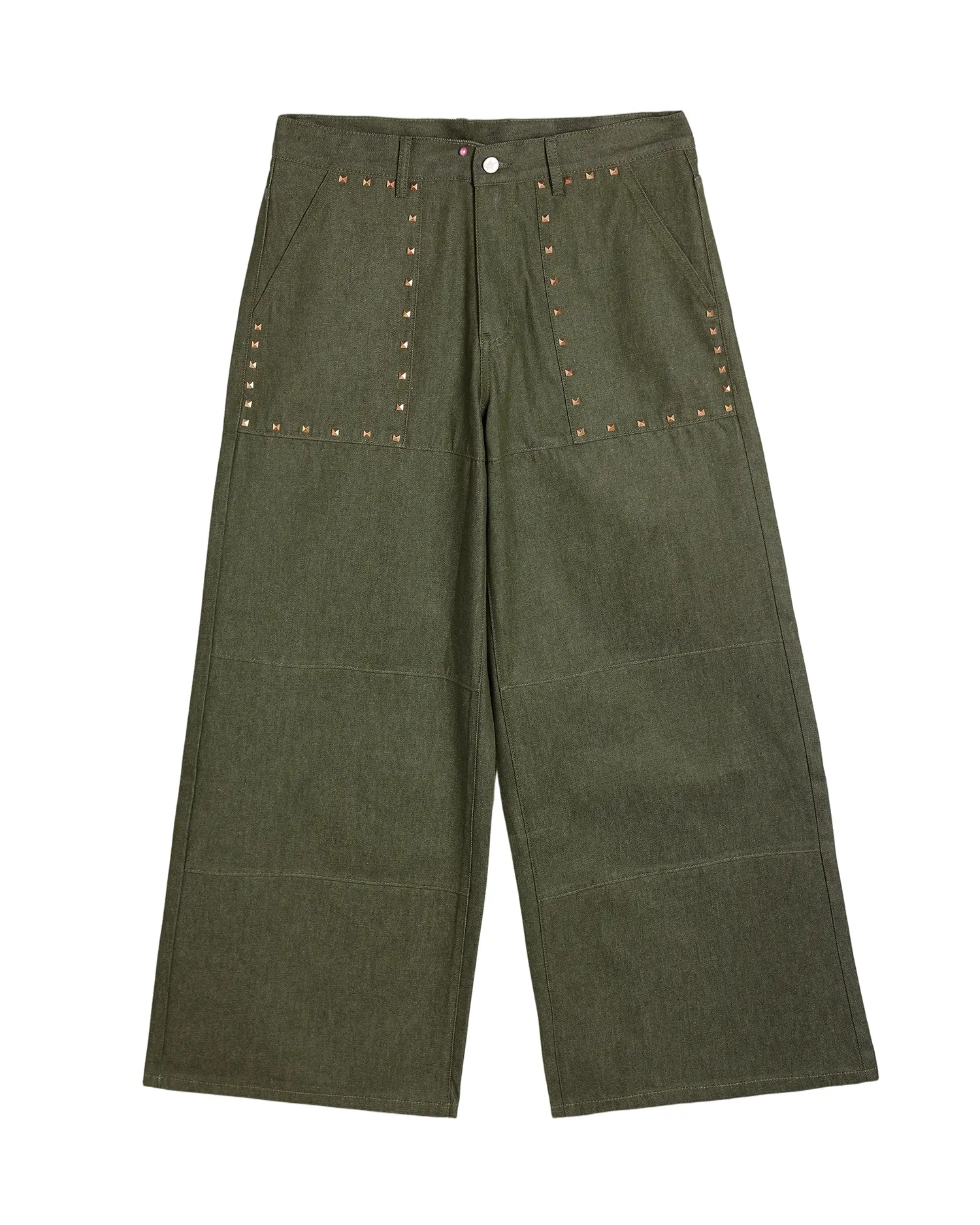 STUDDED FATIGUE PANTS