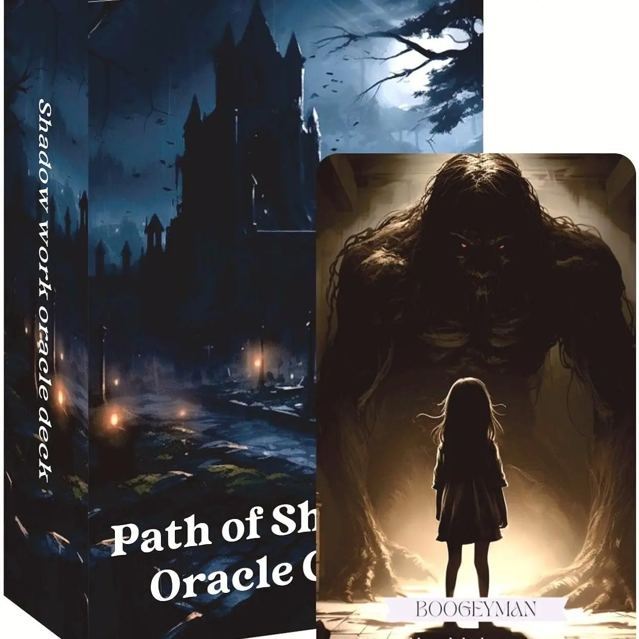 Path of Shadows Oracle Cards, Tarot Card Decks, Tarot Card Set, Daily Tarot Readings for Spiritual Guidance, Symbolism, Mystical Aesthetics, Ancient Wisdom, Personal Growth