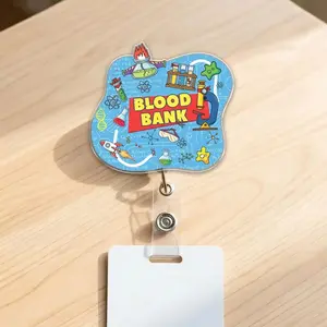 Lab Story Lab Week 2026 Retractable Badge Reel, Lab Tech Medical ID Holder Gift FTJ