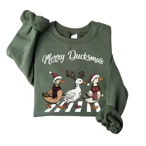 Ducks Christmas Sweatshirt, Merry Ducksmas Sweatshirt, Funny Ducks Christmas Sweater, Duck Lover Shirt, Merry Ducksmas Holiday Gift