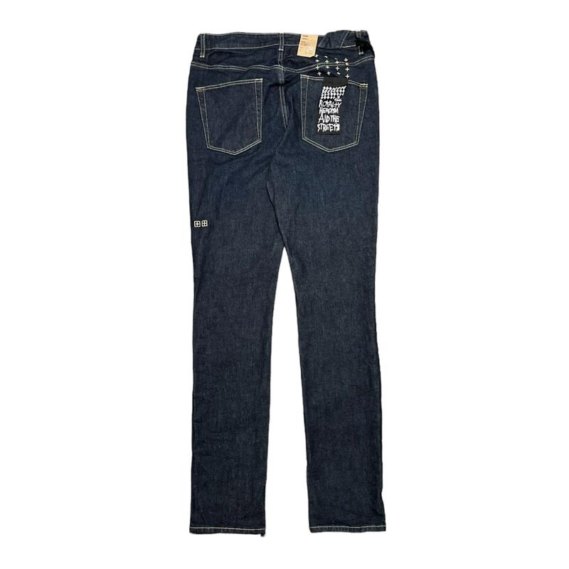 Ksubi Chitch Rinsed Jeans Raw Dark Indigo