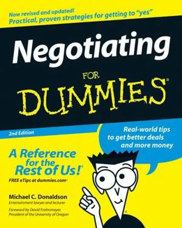 USED Book - Negotiating for Dummies by Donaldson, Michael C. (Paperback) - english