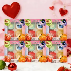 4-in-1 Fruit Flavored Lip Mask Set: Moisturizing and nourishing lip balm and lip mask.  Ideal for dry, peeling lips in winter, and suitable for year-round use. A perfect Valentine's Day gift.
