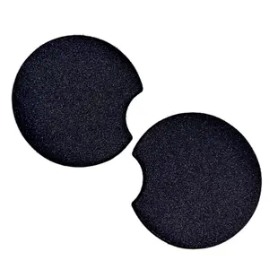 Black Glitter Car Coasters