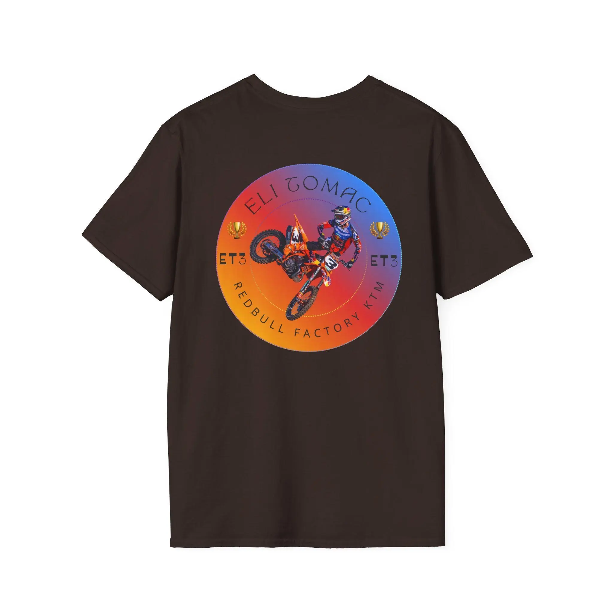 Eli Tomac Supercross Motocross T Shirt Sweatshirt Hoodie 2 Sided Dirt Bike Racing Shirt