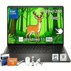Dell 16 DC16250 Touchscreen Laptop | Intel Core 7 Processor 150U(up To 5.4 GHz) | 16" FHD+ 300 Nits Display | 32 GB DDR5, 2 TB SSD | Backlit Keyboard | Fingerprint Reader | Copilot AI | Windows 11 Pro