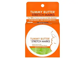 Tummy Butter for Stretch Marks - Cocoa Butter Formula - 4.4 oz - Hypoallergenic & Dermatologist Approved - Soothing & Intensive Care for Sensitive Skin
