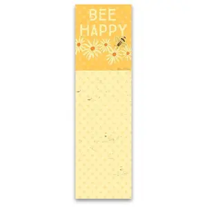 Bee Happy Yellow List Pad