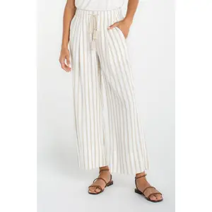 Pull On Wide Leg Crop Trouser (Liverpool)