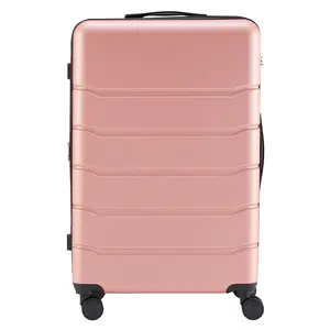 Hardside Luggage with Spinner Wheels - 28 Inch Expandable Suitcase, TSA Lock, Lightweight Hard Shell Carry On & Checked Luggage - Durable ABS/PC, 360° Silent Wheels - Pink