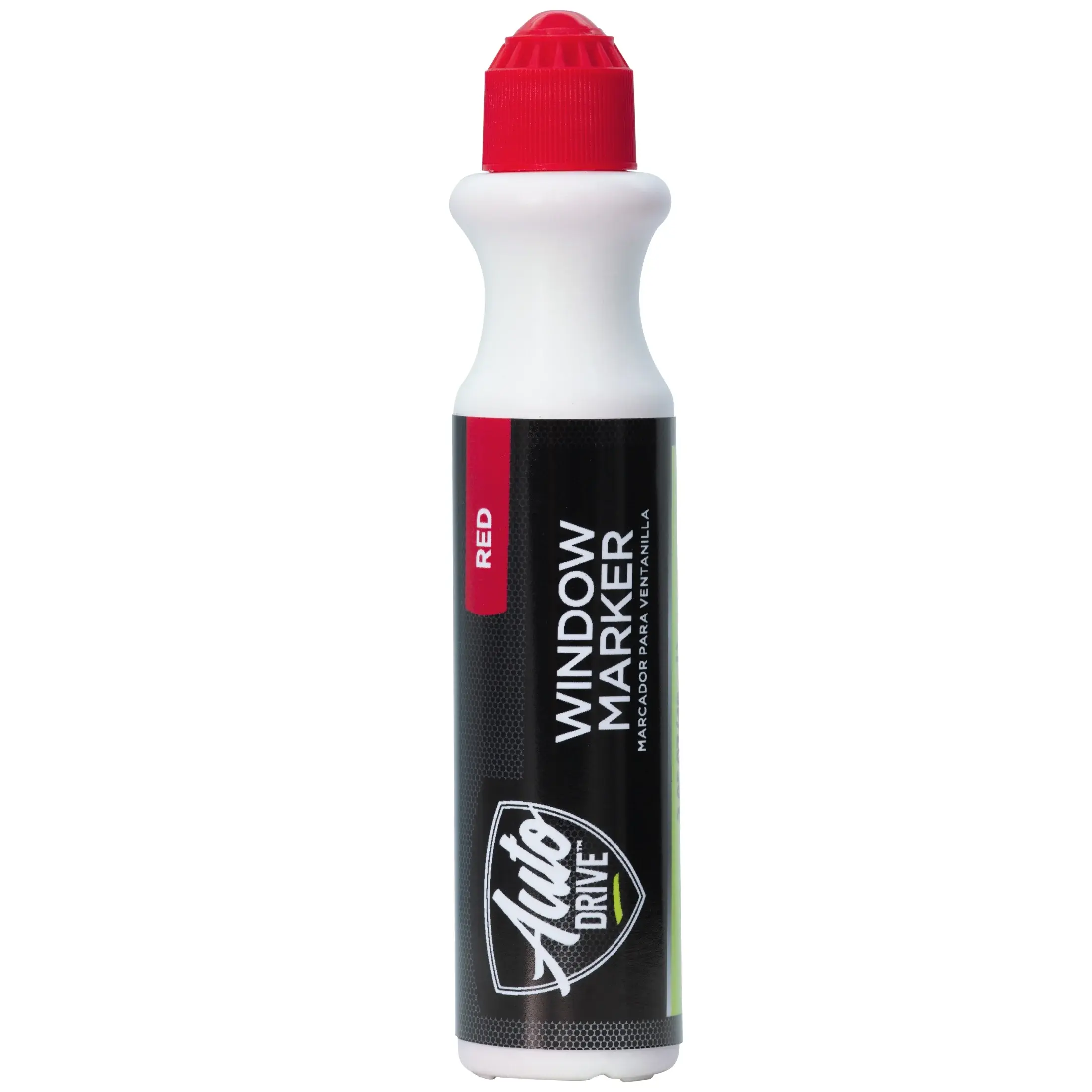 Auto Drive Automotive Window Marker Red - Bright Red Ink for Clear Writing on Car Windows & Glass Surfaces - Easy Application & Removable - Automotive-Safe Formula & Durable Tip