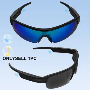 Smart Audio Glasses, Wireless Smart Glasses, Stereo Audio Amplification Smart Glasses, Low Latency UV Protective Glasses for Outdoor Sports, Traveling, Shopping, Electronic Gadgets