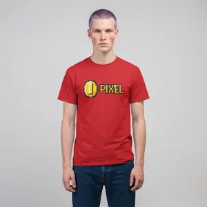 Pixel Coin Graphic Tee – Retro 8‑Bit Gaming Shirt