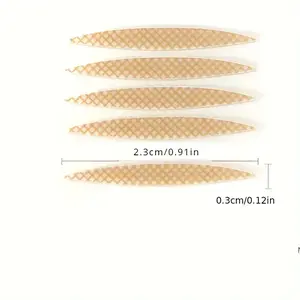 240/480 Pieces Transparent Waterproof Self-Adhesive Eye Lifting Strips Natural Tasteless Lace Eyelid Stickers for Eyelash Extension Tweezers & Cosmetic Use