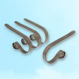 Original MantleClip 4ct Christmas Stocking Holr Pewter: Secure Hooks, Fs 3" Mantels, No Scratch Pads