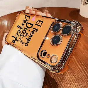 God Timing is Perfect Phone case iPhone 17 Air 16 16e 15 14 13 12 11 Pro Max Plus X XS for Shockproof Silicone TPU Bumper Drop Protection Soft Cover Four-corner Thickened