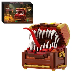 Dungeons & Dragons Imitator Chests and Mimic Block Toys - Compatible with LEGO Building Blocks