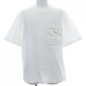 Pre-owned PRADA Nylon Small Leather Goods Triangle Logo Econyl T Shirt