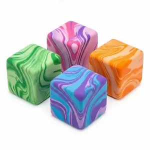 Same Pattern Ice Cube Squeeze Toy, Stress Relief CubicBlock, Maltose Squeeze Fun, Perfect for Relaxing Moments