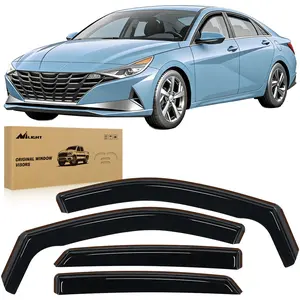 Nilight in-Channel Rain Guards for Hyundai Elantra 2021 2022 2023 2024 2025, Vent Window Visors, Original Window Deflectors-4PCS Car Accessories Vehicle  dealsforyoudays, Automotive