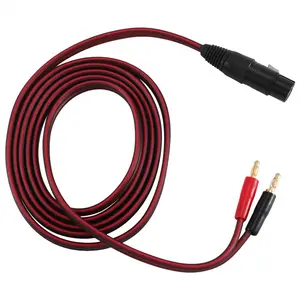 XLR to Banana Speaker Cable,XLR 3 Pin Female to Dual Banana Plugs Audio Cable, Gold-Plated 4mm Plug to XLR3 Pro HiFi