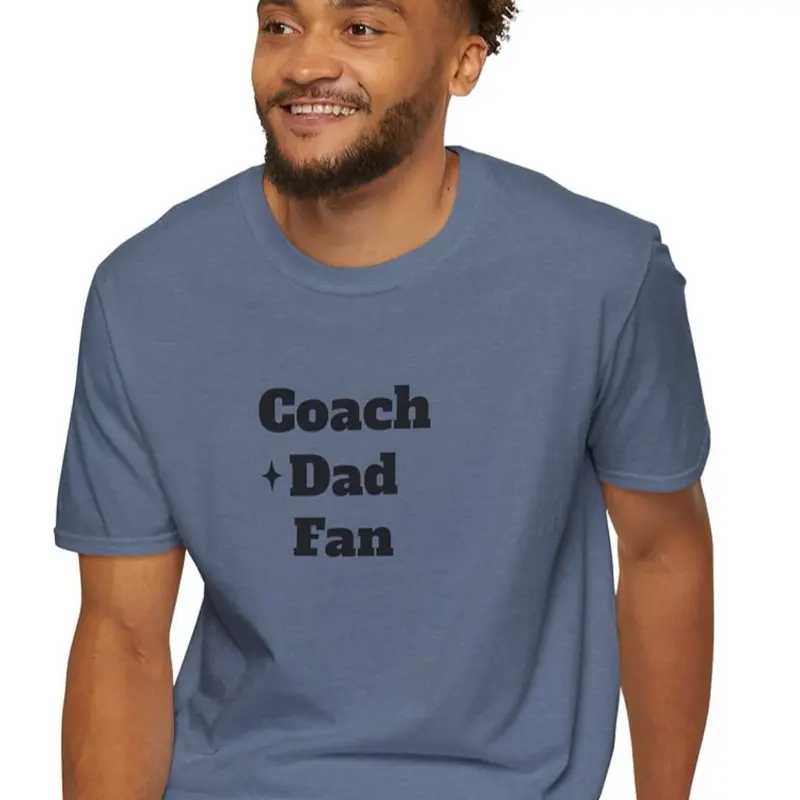 Coach. Dad. Fan. T-shirt