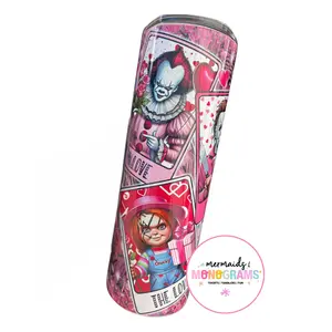 💘 “The Love” Horror Halloween Tumbler – Sublimation Stainless Steel Cup