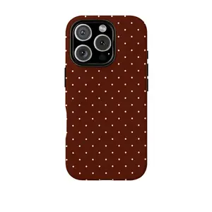 Vintage Polka Dot Classic Design Phone Case Cover for iphone 17 phone case 16 pro max 15 Plus 14 13 12 11 Cute, clear, military-grade, high-end, durable, shockproof, and drop-resistant 2-in-1 glossy phone case