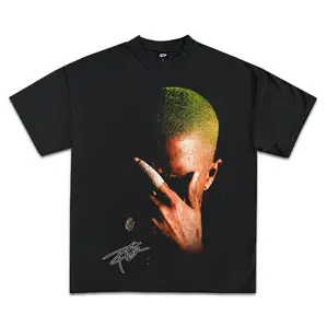 Frank Ocean Blonde Vintage Graphic Tee, Y2K Hip-Hop Rap Music Streetwear T-Shirt, Unisex Regular Fit Cotton Crew Neck Top