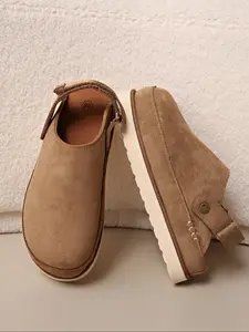 Easy Grip Korean Style Thick Rubber Sole Half Slipper, Slip On Clog, Fashionable Comfortable Dual Online Design, Stylish Footwear for Daily Wear