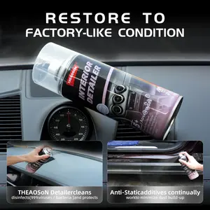 TEKARD Waterless Spray Wax:Plastic,Rubber,Leather Cleaner 15OZ-All-in-One Detailer for Car lnteriors & Exteriors with Hygienic ProtectionSpringtok