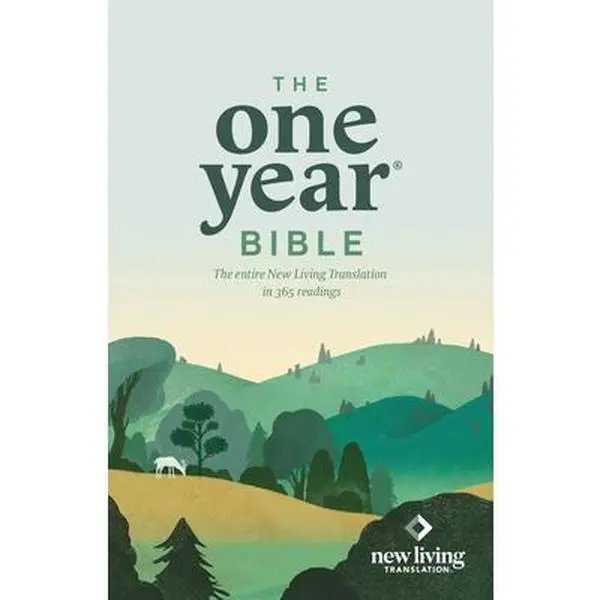 USED Book - One Year Bible-NLT by New Living Translation (Paperback) - english