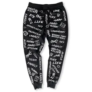 Emotions - Joggers - Black Emotions Black Joggers Comfortable Casual Streetwear Sweatpants for Daily Wear Gym Lounge