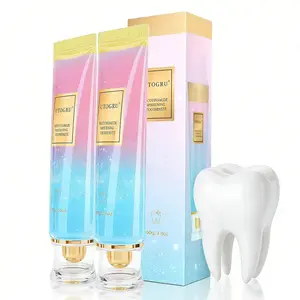 2 pc Niacinamide Whitening Toothpaste, Niacinamide Intensive Whitening Toothpaste with Natural Gentle Care Deep Stain Removal Clean Peach Flavor, Improves Gum Health, Fresh Breath，Mother's Day gift, a gift for Mom