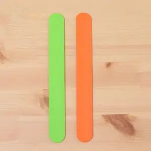 Snap-and-Go Sensory Bands: 2-Pack Silicone Slap Bracelets