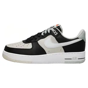 Nike Air Force 1 Low "Split" Men's Casual Trainer, Comfortable Low-Top Shoe, Black and White 2000 Casual Footwear
