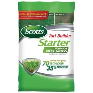 Turf Builder 15 lbs. 5,000 sq. ft. Starter Dry Lawn Fertilizer for New Grass, Use When Planting Seed