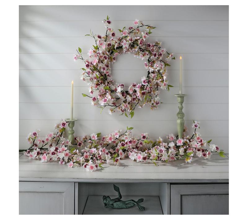 24" Cherry Blossom Wreath