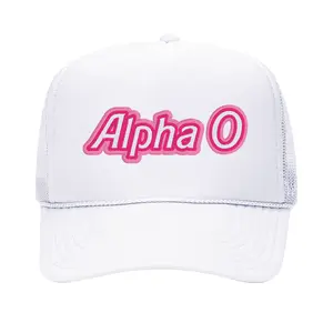 Alpha Omicron Pi Malibu Trucker Hat - Alpha O