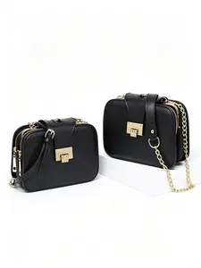 Women's Crossbody Bag, Metal Buckle Design, Fashionable and Practical, Durable Material, Easy Access, Ideal for Daily Use, Stylish Crossbody Bag, Everyday Crossbody Bag